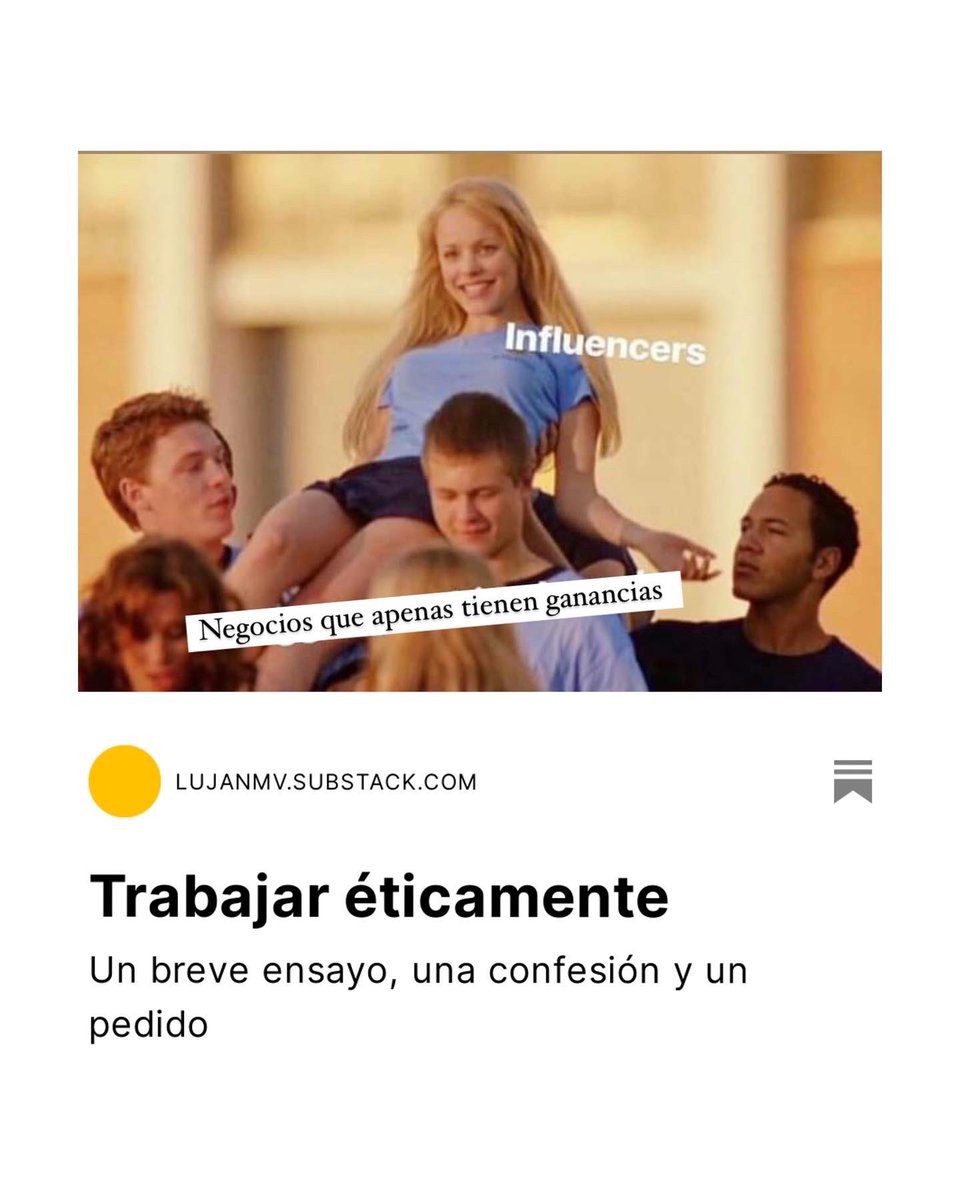 LujanMV's tweet photo. Gracias por la amplificación a mi última columna sobre la actualidad del contenido gastronómico en redes 💌✊🏼

Pueden leer más y suscribirse acá: https://t.co/wr3SWy8NC0 https://t.co/EbglIwlasH