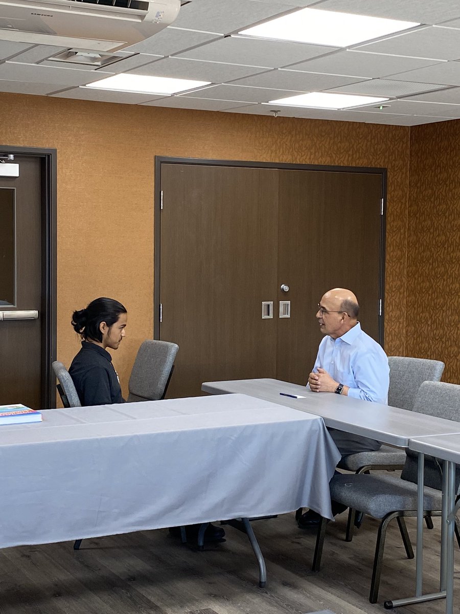 We are thankful that the ownership and management at Comfort Suites &amp; Mainstay Suites hotel has welcomed the @cssd11 Resort &amp; Event Management students to a new type of classroom.  Lesson of the day - interview skills! #CTE #D11