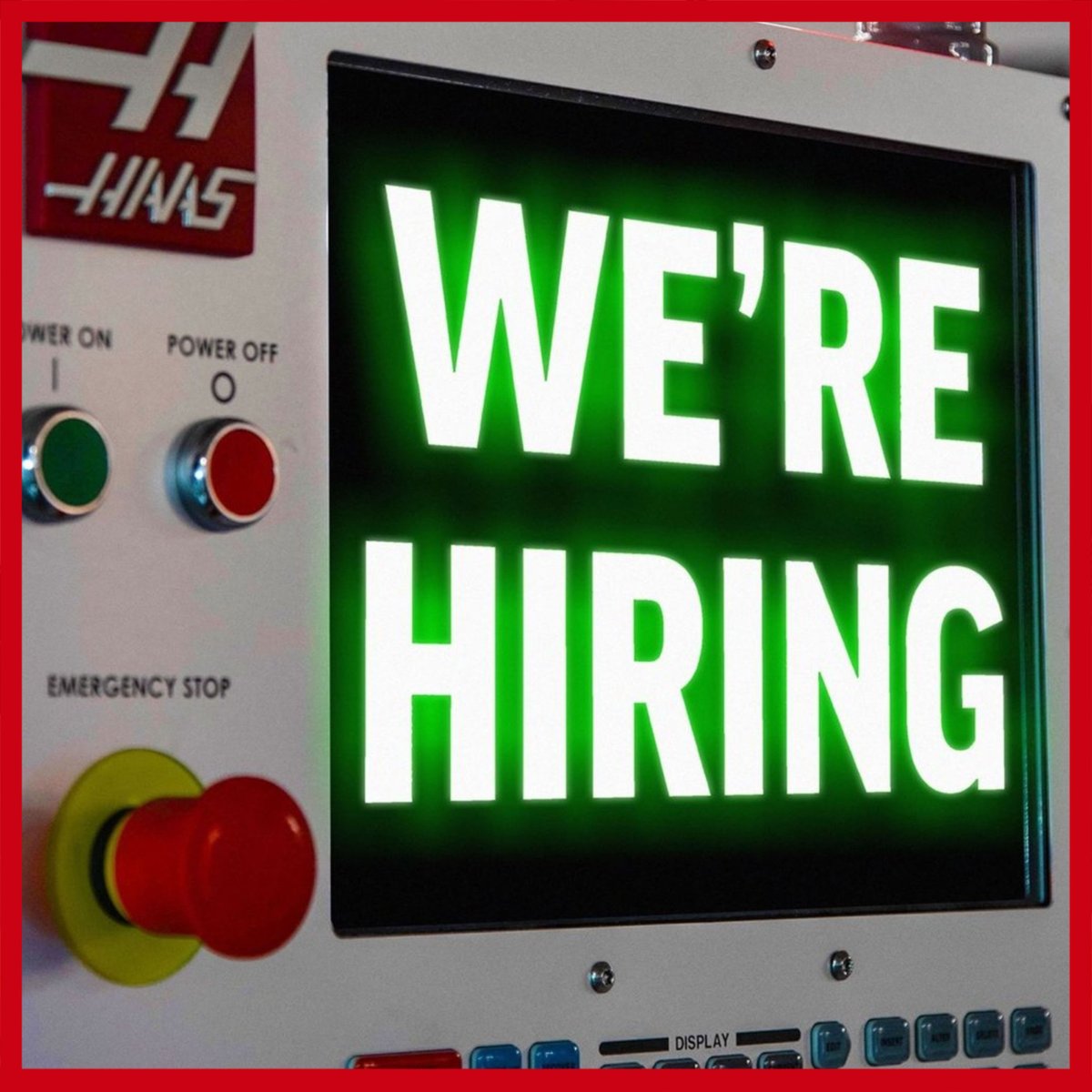 HaasUK's tweet photo. 🤝 WE'RE HIRING!

🇬🇧 #Haas Automation is looking for additional Service and Applications Engineers in the UK.

Great opportunities for experienced engineers with a background in #CNC machine tools.

Please email your CV to Adam Cole: acole@haas.co.uk 

#HaasCNC #ukjobs #HaasUK https://t.co/R523FIWthQ