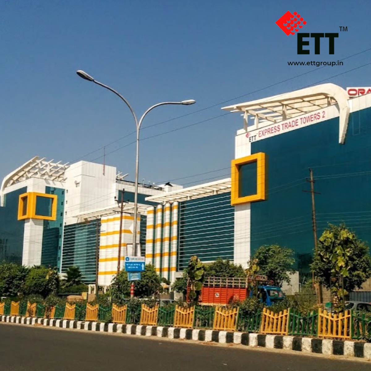 ETTGroupIndia's tweet photo. Express Trade Towers 2 is one of the commercial developments of ETT Group in Noida. It offers skillfully designed offices. The project is well equipped with all the amenities to create a healthy working environment. https://t.co/M3c9fSQIo5