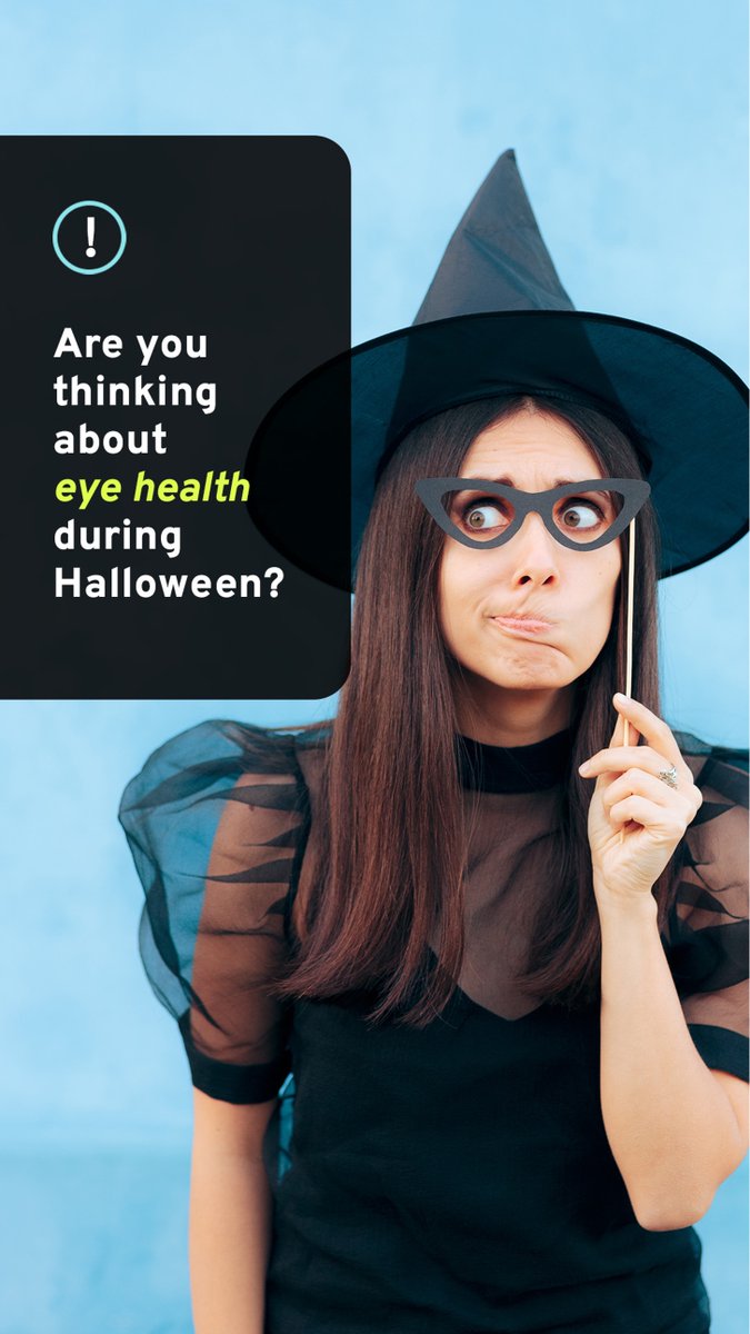 FloridaEyes1's tweet photo. Are you thinking about eye health during Halloween?

A. Yes, I’m using costume makeup.
B. Of course, I’m wearing costume contact lenses. 
C. Sure, I’ll be up late.
D. No, I don’t think about my eye health during Halloween.

Answer below!

#eyesdeservemore https://t.co/JDNKGkhglD