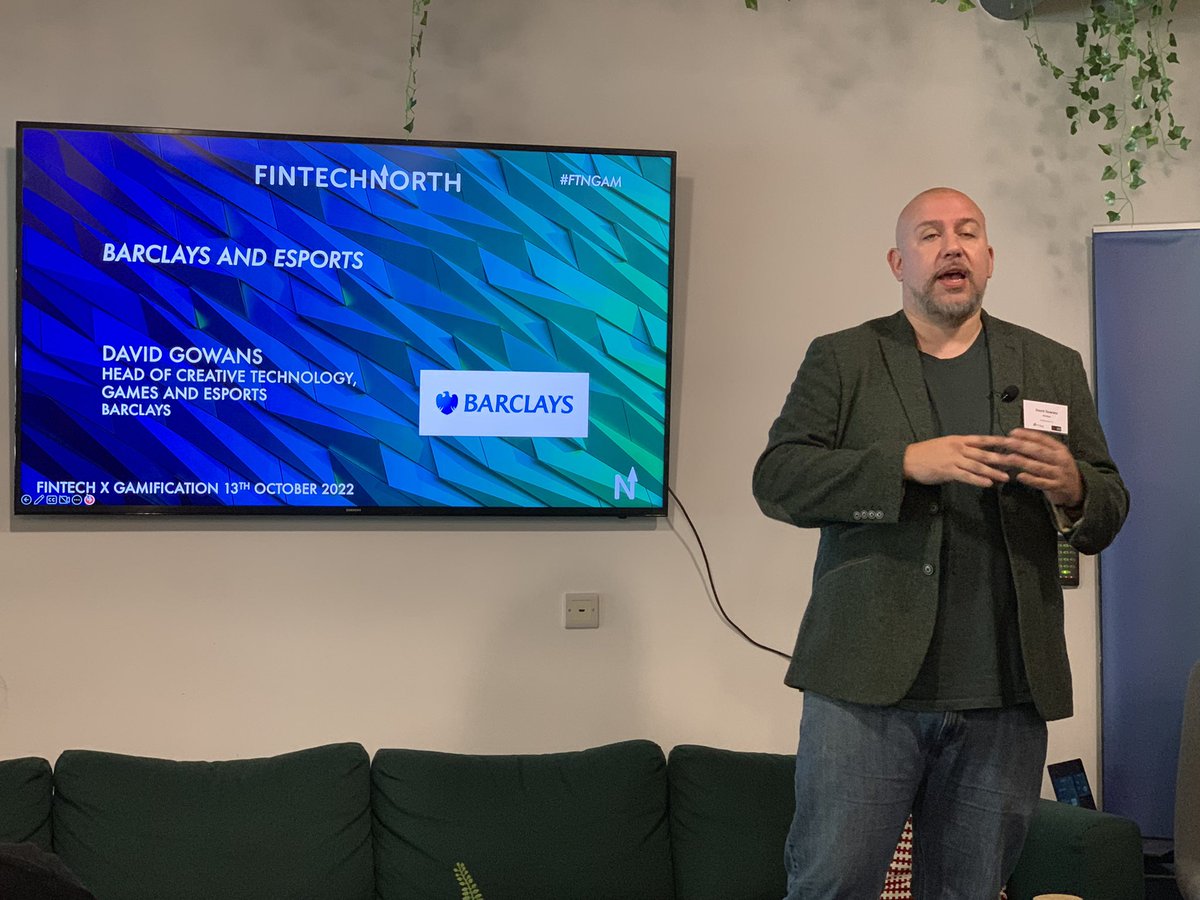 iamChaz_'s tweet photo. A great @fintechnorth event in #Liverpool this afternoon discussing gamification in #fintech, lots of new faces and fresh ideas 💡 #tech #lcr #esports #greentech #ecofintech https://t.co/mfP6gPhQsd