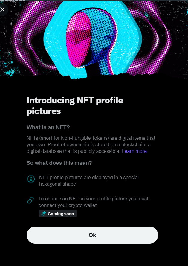 TMArtistNFT's tweet photo. Anyone else got this notification? I wasnt aware this feature was even out yet https://t.co/clhn66ImDE
