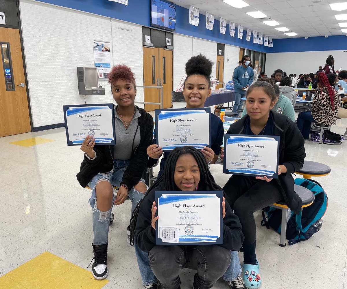 HCHawkEye's tweet photo. On Thursday morning, over 200 Hillcrest High School students who have earned all A’s and B’s, or had perfect attendance through October 1st (no tardies /absences), were recognized during an assembly in the cafeteria! #hillcresthawkpride https://t.co/vJythic9oa