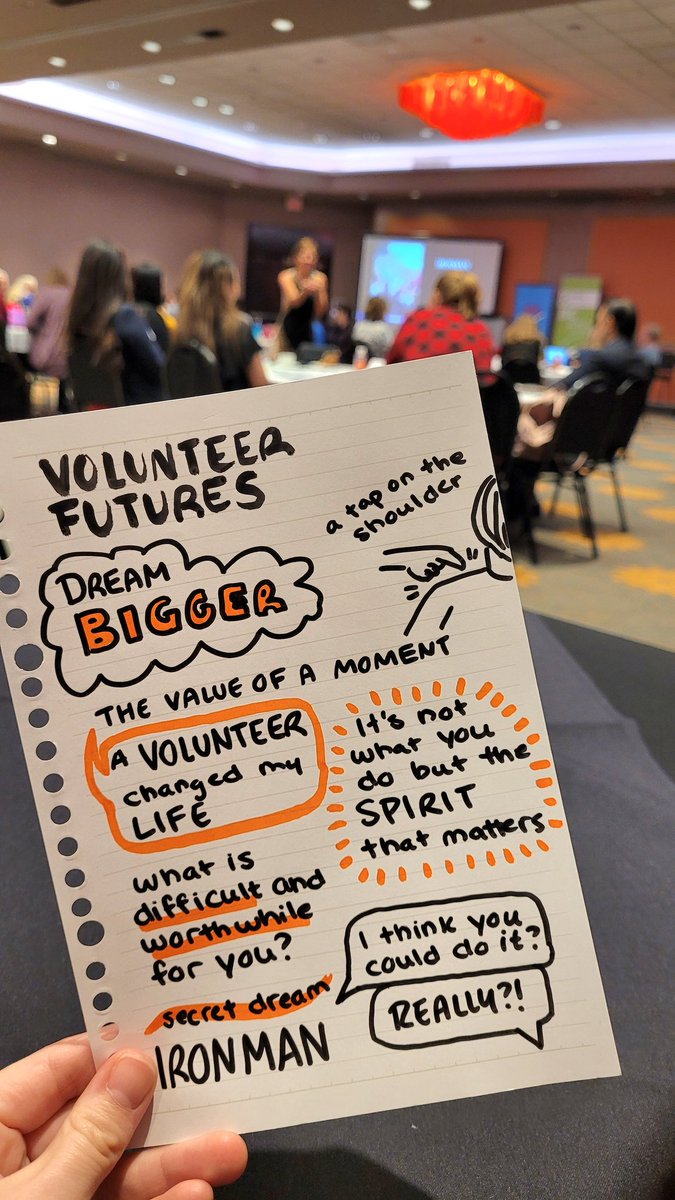 Some quick notes on #CrystalFlaman's keynote at #volunteerfutures with <a href="/volunteerbc/">Volunteer BC</a>!