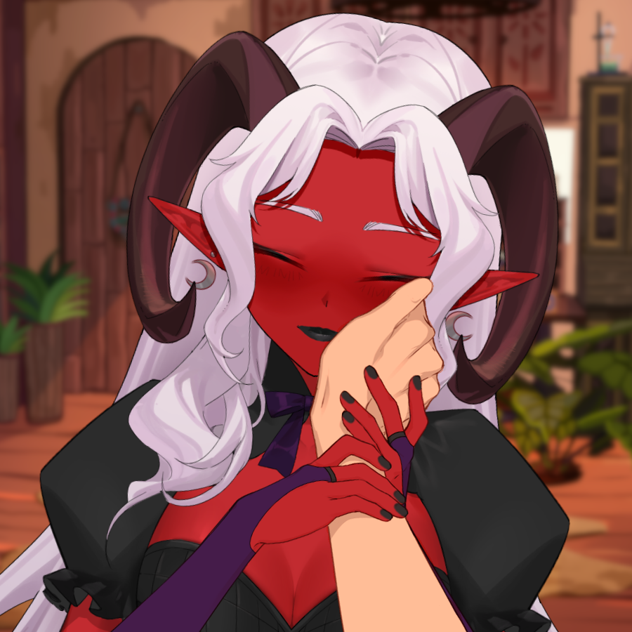 TieflingMelissa's tweet photo. A healer and support caster reporting for duty! ☺️
#Vtuber #dnd #ttrpg https://t.co/FTrC11yEVj