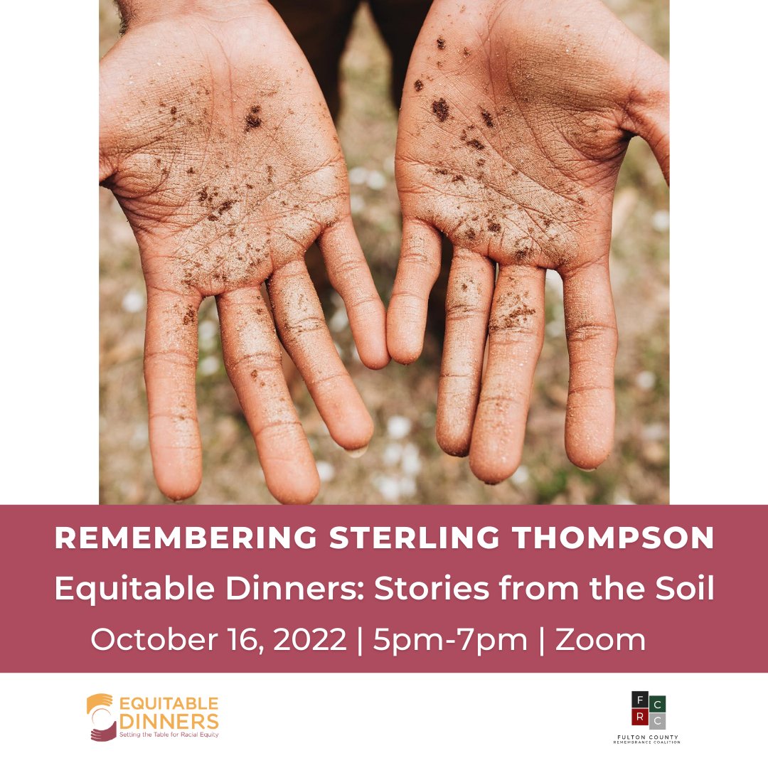 Don't miss this dynamic Equitable Dinners and 
@fultonremembers event on 10/16 from 5p-7p. Register here: bit.ly/EDOct16

#arts4action #arts4change #equitabledinners