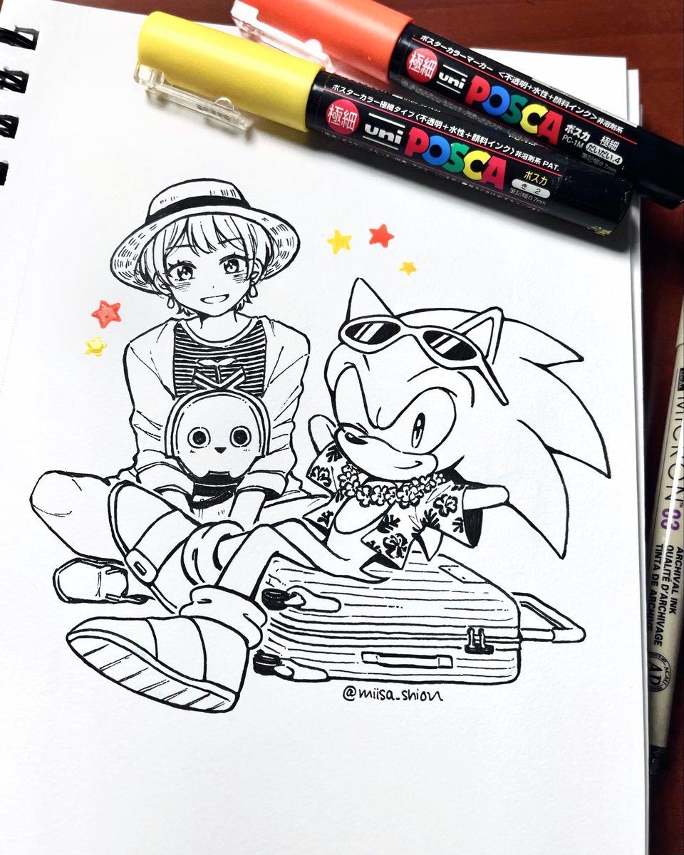 #inktober2022 day 10: SONIC x Travel gal

just arrived in Japan! ✈️👜I will be taking a break from inktober for awhile so I can just enjoy my time here, excited for the sonic events!
#Sonic #SonicTheHedgehog 