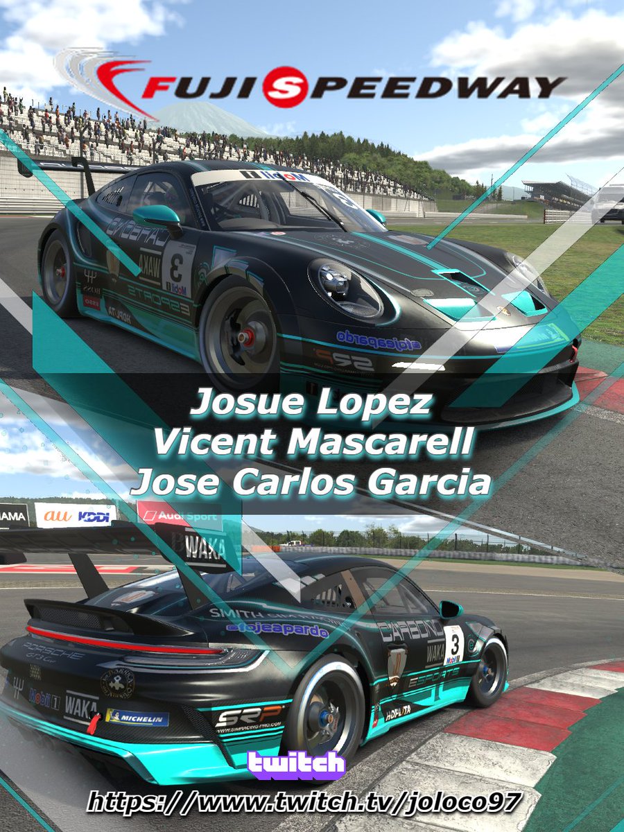 CarbonoEsports's tweet photo. Esta noche toca campeonato re @borja_zazo.

Desde Fuji @joloco97, @VMascarell77 y @Giuseppebarbas .

⏰️ 21:00
🖥 https://t.co/tdK59qE9eY

#somoscarbono

@wakasolutions @JoinDigitalBCN @SmithSimRacing @SRPsimracingpro @labarricadelab1 https://t.co/IBoW3ItZIk