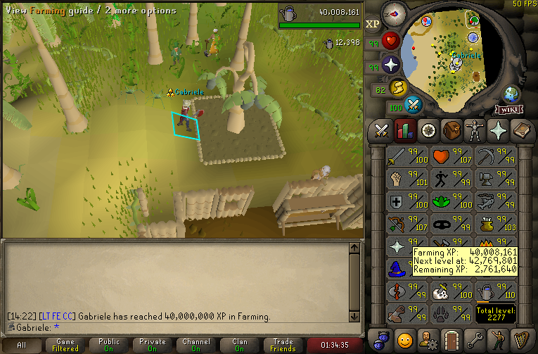 GabrieleOSRS's tweet photo. 40m farming xp 👩‍🌾 https://t.co/4gPZjdE8Rb
