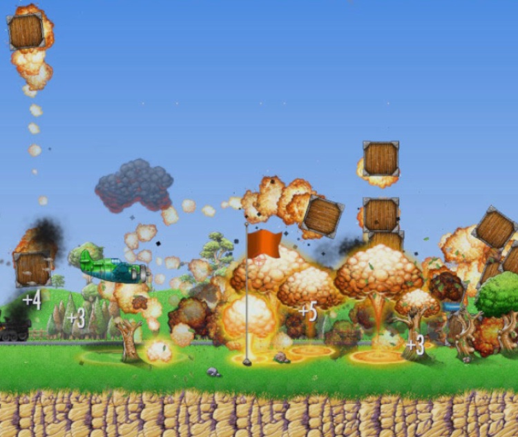 RenRocTheGreen's tweet image. #RogueAces is a fantastic 2D arcade style flight shooter for short game sessions. 

Or, if you have a bit more time on your hands, you can take on campaign mode