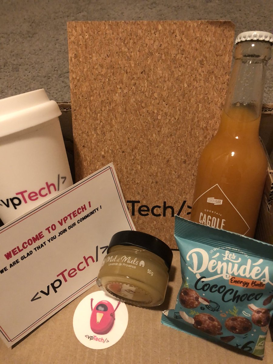 🤩Thank you <a href="/Veepee_Fr/">Veepee</a> and <a href="/veepeetech_/">VeepeeTech</a> for this great gift! 

I am so happy to have joined the vpTech team! 

#goodies #gift