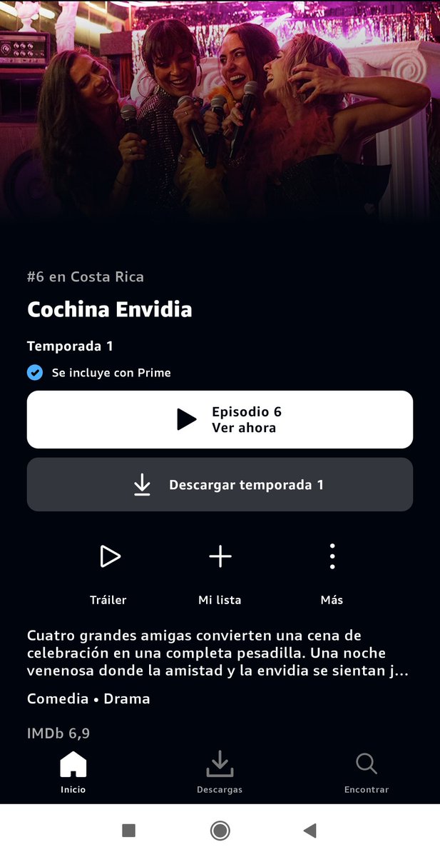 M_celestee_mz's tweet photo. @cuervocarolina @PrimeVideoLat Yeeeei, aquí están de #6 🥳🎉 🇨🇷, se merecen todo ese éxito y más!!👏🏻👏🏻👏🏻👏🏻👏🏻👏🏻🫶🏻🫶🏻🎉🎉 https://t.co/WSDiw9yZHF