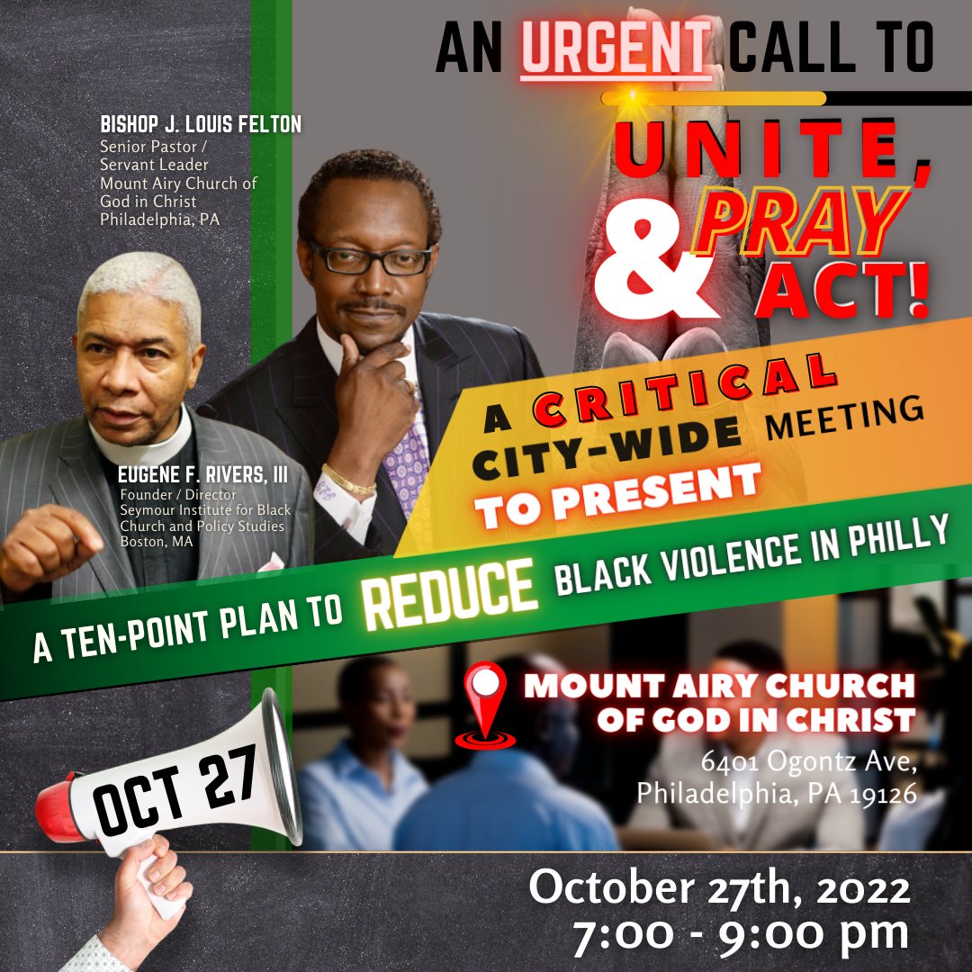 Eugene F. Rivers III tweet media