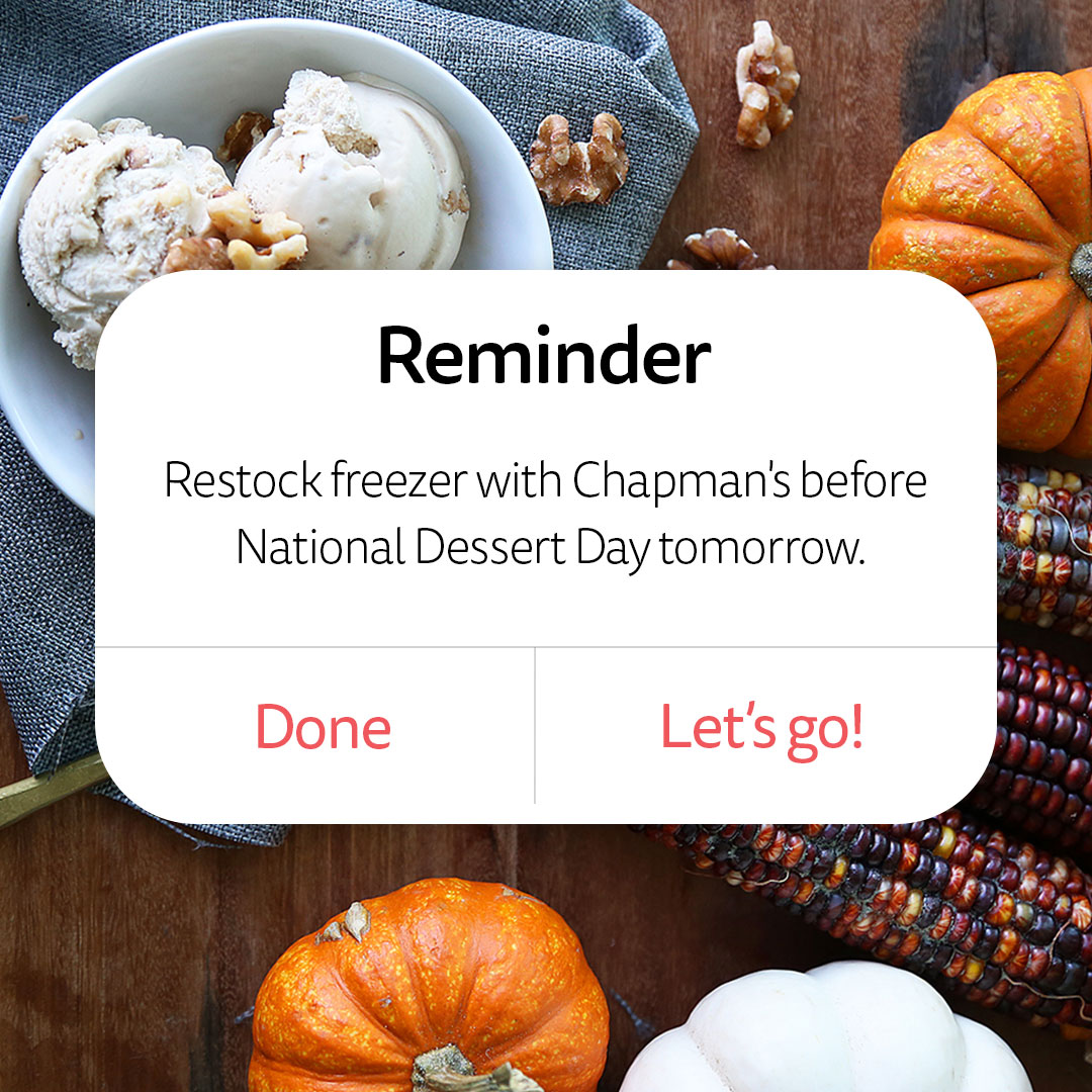 Just a reminder to stock up for #NationalDessertDay tomorrow!