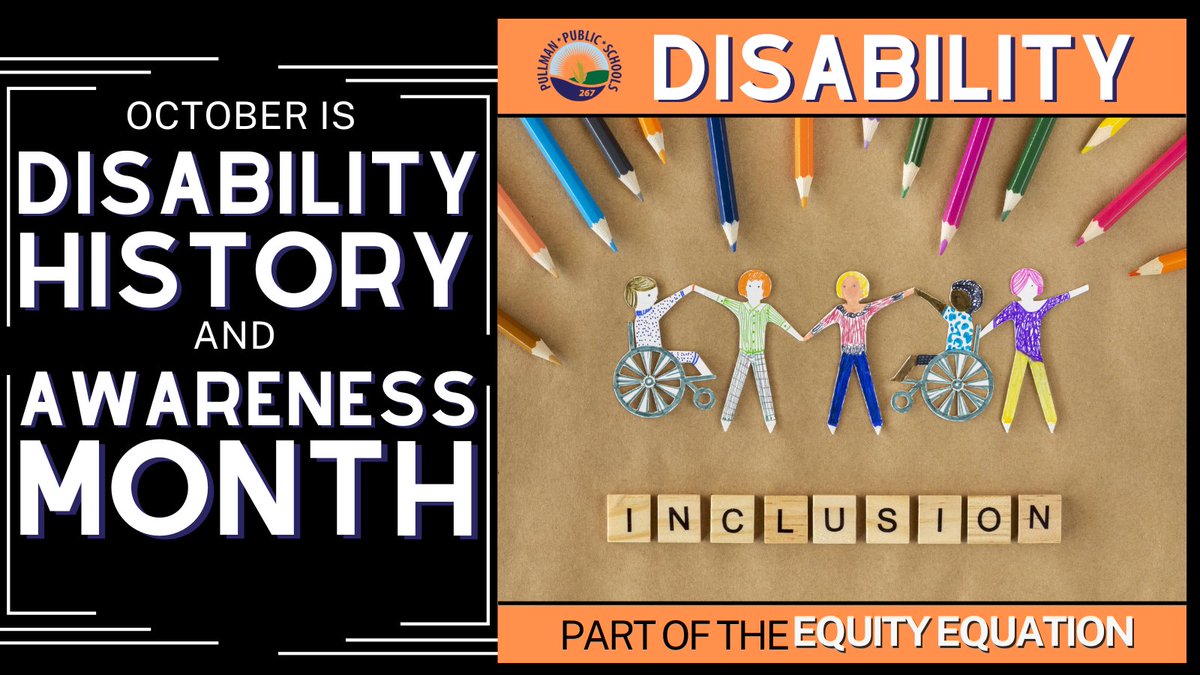 PullmanSD's tweet photo. Disability inclusion means understanding the relationship between how people function and how they participate in society and ensuring everybody has the same opportunities to participate in every aspect of life to the best of their abilities and desires. ❤️ https://t.co/pbByVAsrNn