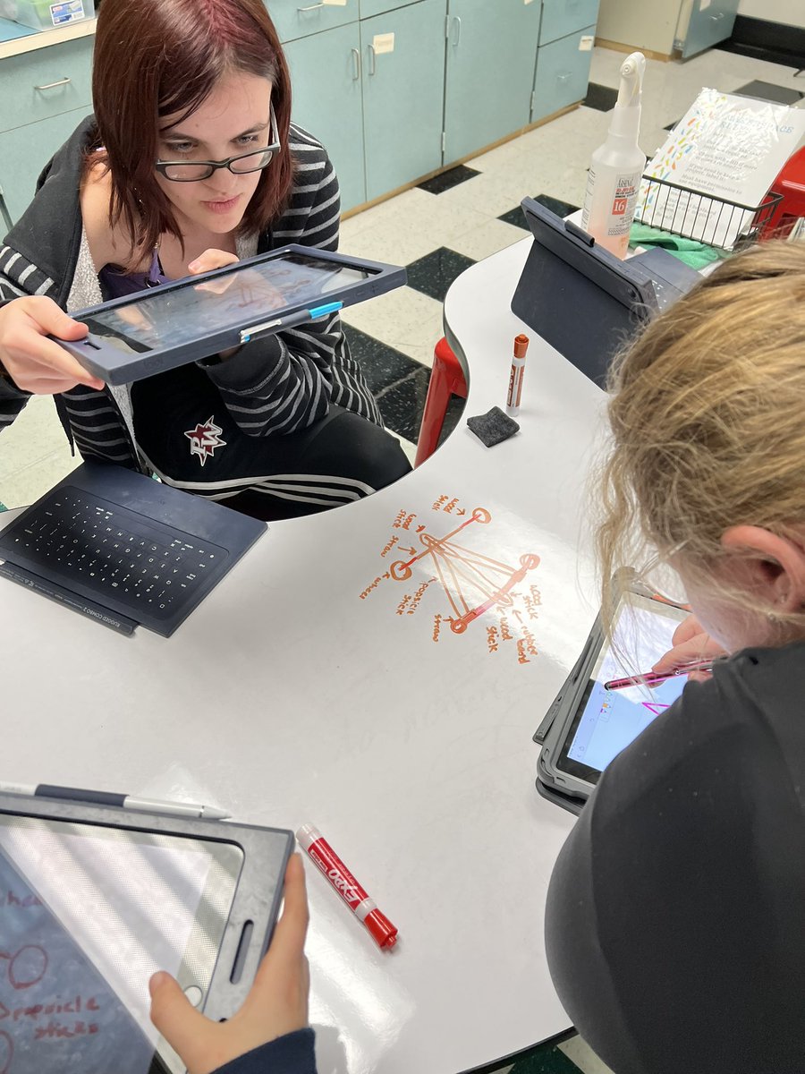 SciEdInnovator's tweet photo. Physics Ss are designing & documenting first prototypes for their rubber band powered vehicles in maker space with @QVHSPHD. Engineering design process and collaboration are leading us to creative first iterations π·ββοΈπ¨ββοΈπ οΈ #exploringcomplexity #findingopportunity https://t.co/EuhMuIfSy6