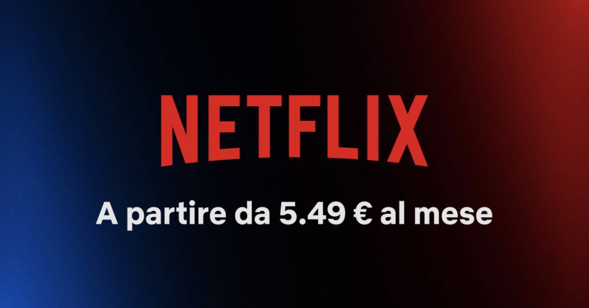 Per te che guardi Netflix ogni giorno nulla cambia, ma da novembre ci sarà una grande novità. Arriva il nuovo piano più economico con interruzioni pubblicitarie a partire da 5,49€ al mese. Un abbonamento pensato per tutti i fan.
about.netflix.com/it/news/announ…