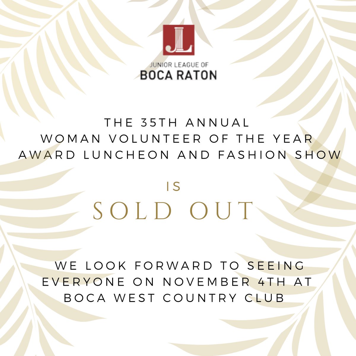 Jr League Boca Raton tweet media