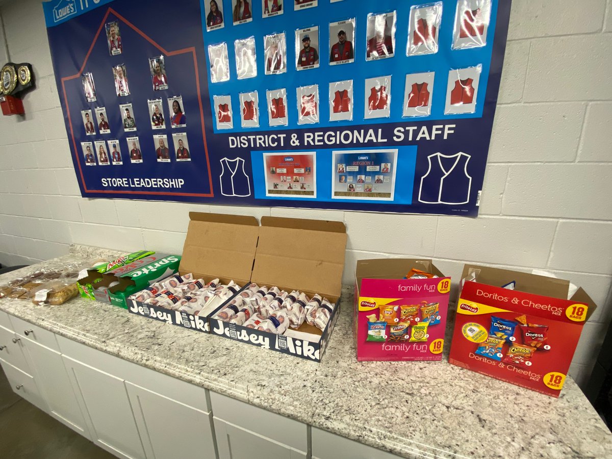 Wow! Store 2624 MST celebrated 1338 days incident free with a bang! Thank you for working safe every single day, Team! <a href="/BlueBoxR1/">@BlueBoxR1</a> <a href="/BenitoKomadina/">Benito.Komadina@Lowes</a> <a href="/MYoungsonLowes/">Michael Youngson</a> <a href="/MST_899/">Shannon Cantrell</a> <a href="/steveyoung456/">Steve Young</a> <a href="/Jeremy43102459/">JeremyDAPM899</a>