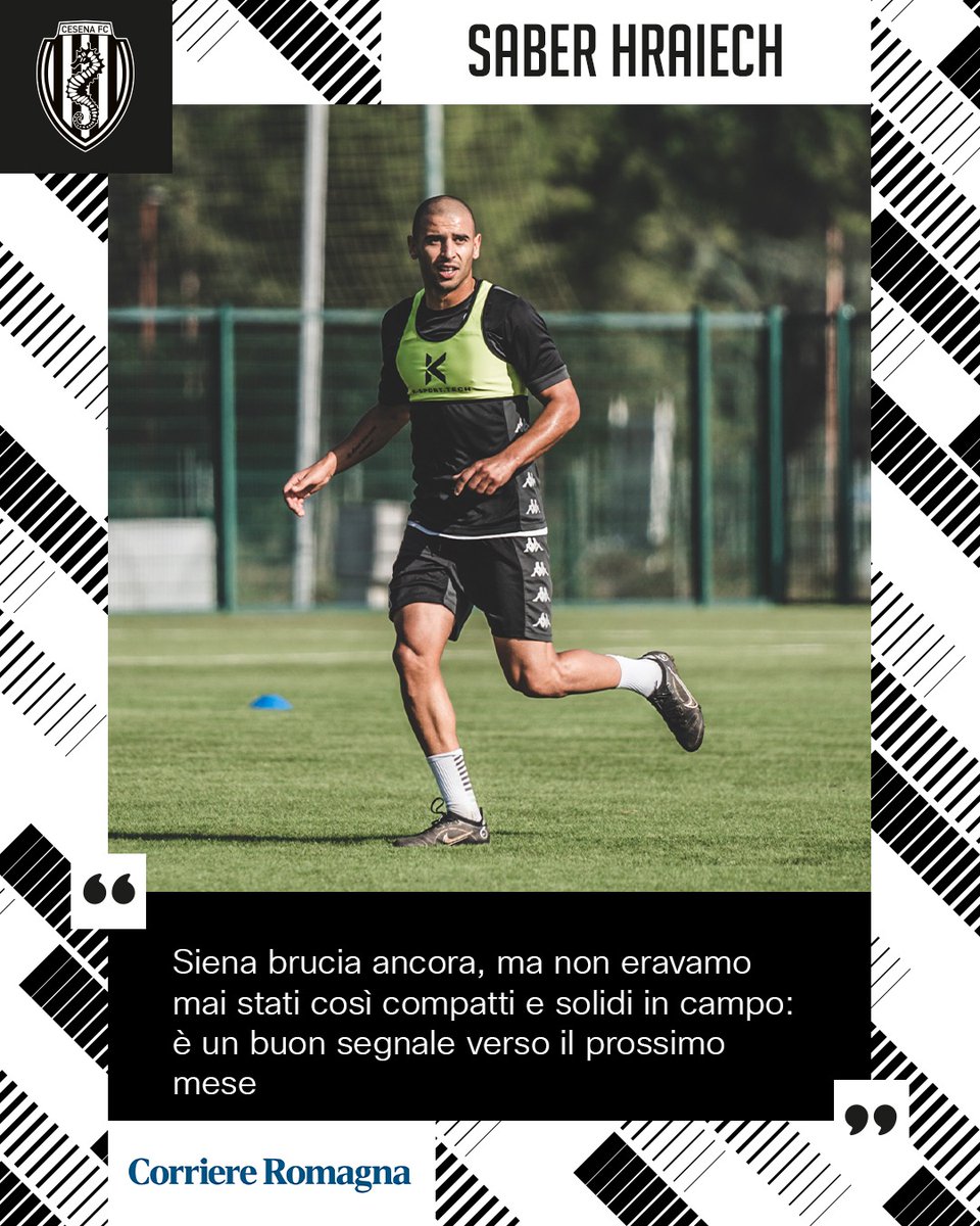 calciocesenafc's tweet photo. 🗣️ “A 15 anni ho imparato a lottare sui campi in terra della Sicilia, a Imola ho vissuto un anno magico ma quell’Imolese oggi non c’è più"
✍️ Domani sul @CorriereRomagna trovate l'intervista a #Saber Hraiech
#CorriereRomagna #MediaPartner #CesenaFC https://t.co/PPTryboefp