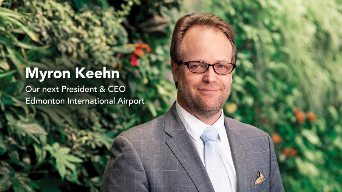 FlyYEG's tweet photo. We searched the world and found the best candidate right here at home! Meet our next President &amp; CEO, @MJKeehn. We are excited about the future &amp; thank Tom for his strong leadership that set us up for our future success. https://t.co/vGW8lEjCJH #YEG https://t.co/l4KBvvaBf1