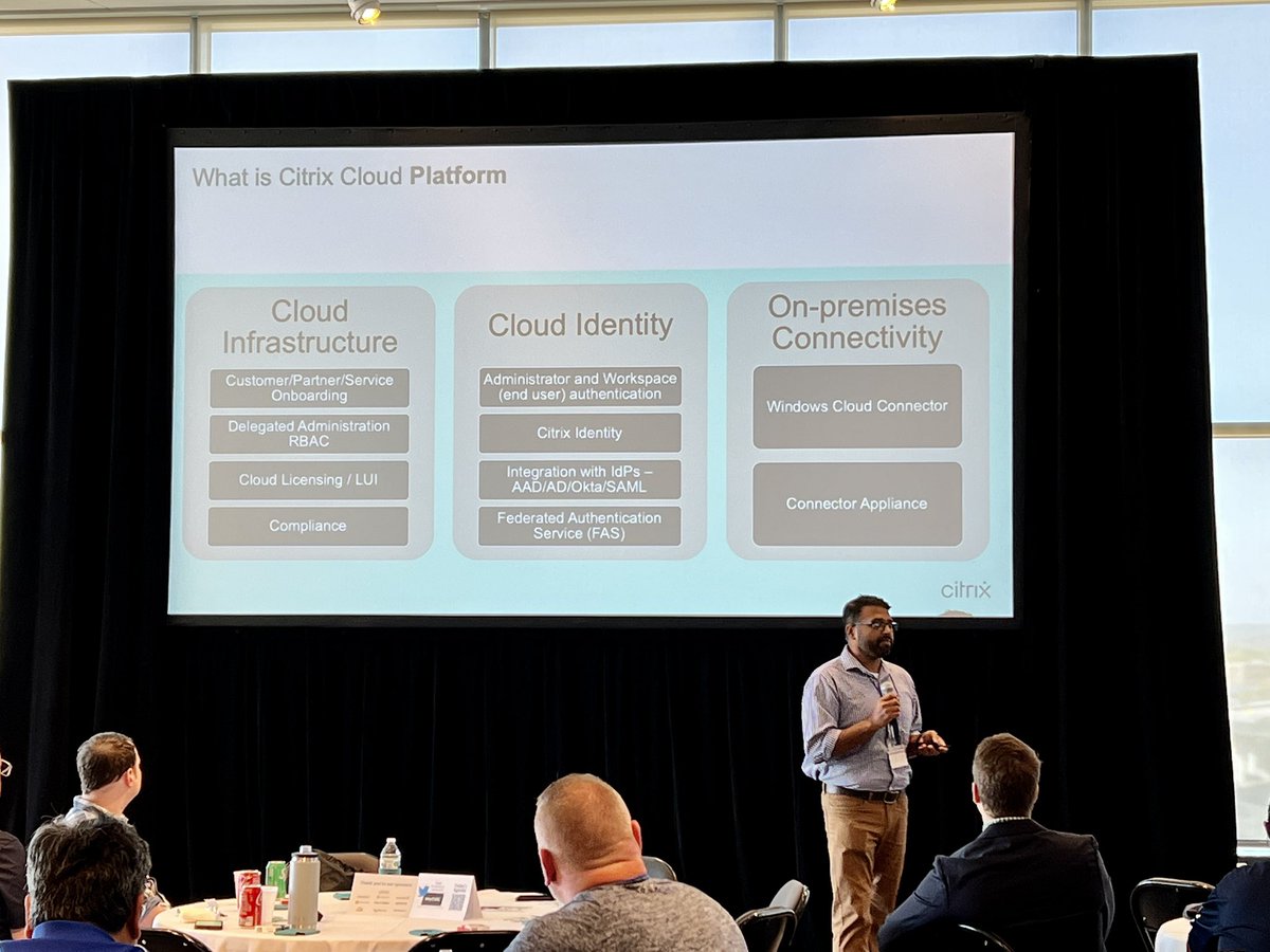 LouisvilleCUGC's tweet photo. Thankful to have @joseaugustin #Citrix sharing what’s new with #CitrixCloud Platform. https://t.co/3GxRcE40j3