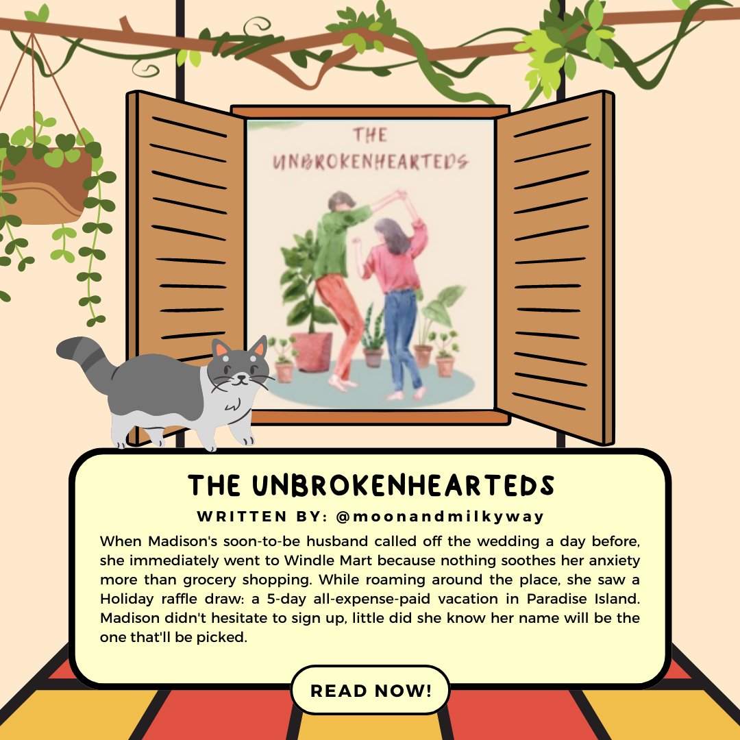 writersphorg's tweet photo. Hey, hey! Having a blast this weekend? Add more to it by adding another story to read! Isn't that exciting?! Today's #WPHFeatureYou brings you "The Unbrokenhearteds" by @/moonandmilkyway (@moonandmilkyway)! See more of it here: https://t.co/UjH7b4gSxT https://t.co/G6dvII5LOr