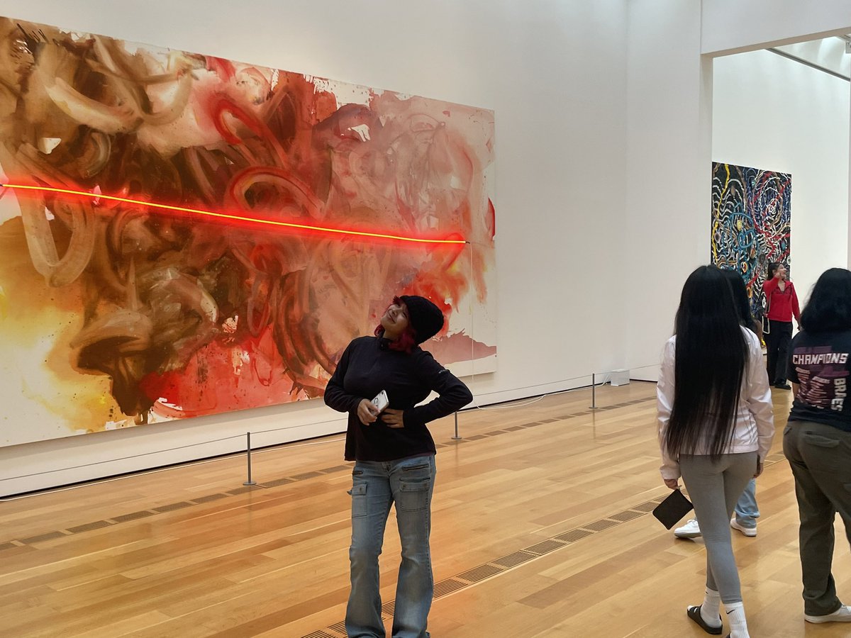 ohsmudnmetals's tweet photo. First field trip since 2019! Great day @HighMuseumofArt for @rlosbornehs art students! So much to see!!! #cobbartrocks #artedsga #arteducation #artteacher https://t.co/X7CfE4AAMu