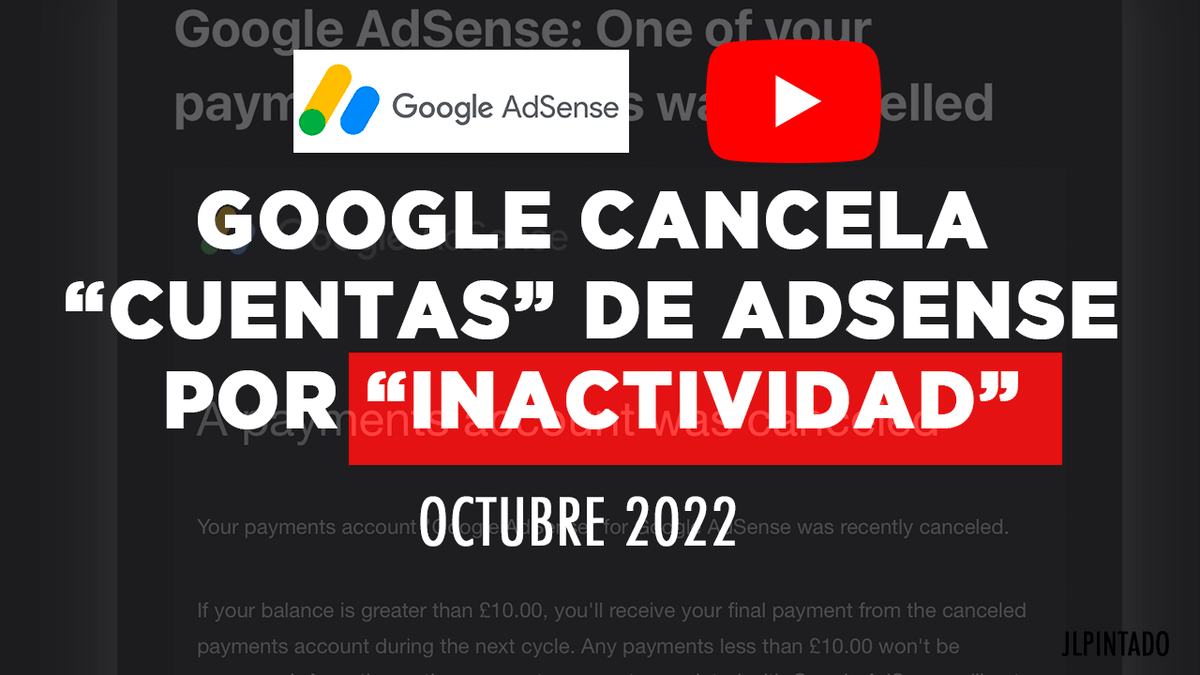 AlertaCreadores's tweet photo. #Youtubers Oficialmente Google esta cancelando las cuentas de pago de adsense para blogs o apps a los que solo monetizan canales de Youtube. Todos los detalles en el video. ➡ https://t.co/blZ6Kw8r1C
#monetizar #adsense #erroryoutube #ganardinero #erroradsense https://t.co/x0S3lZtMKi