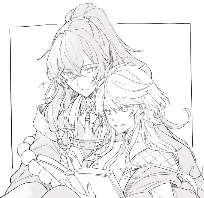 @AuroraLineTL ページを引きちぎるからという理由で本捲ってあげたり。いちゃつけ～。 