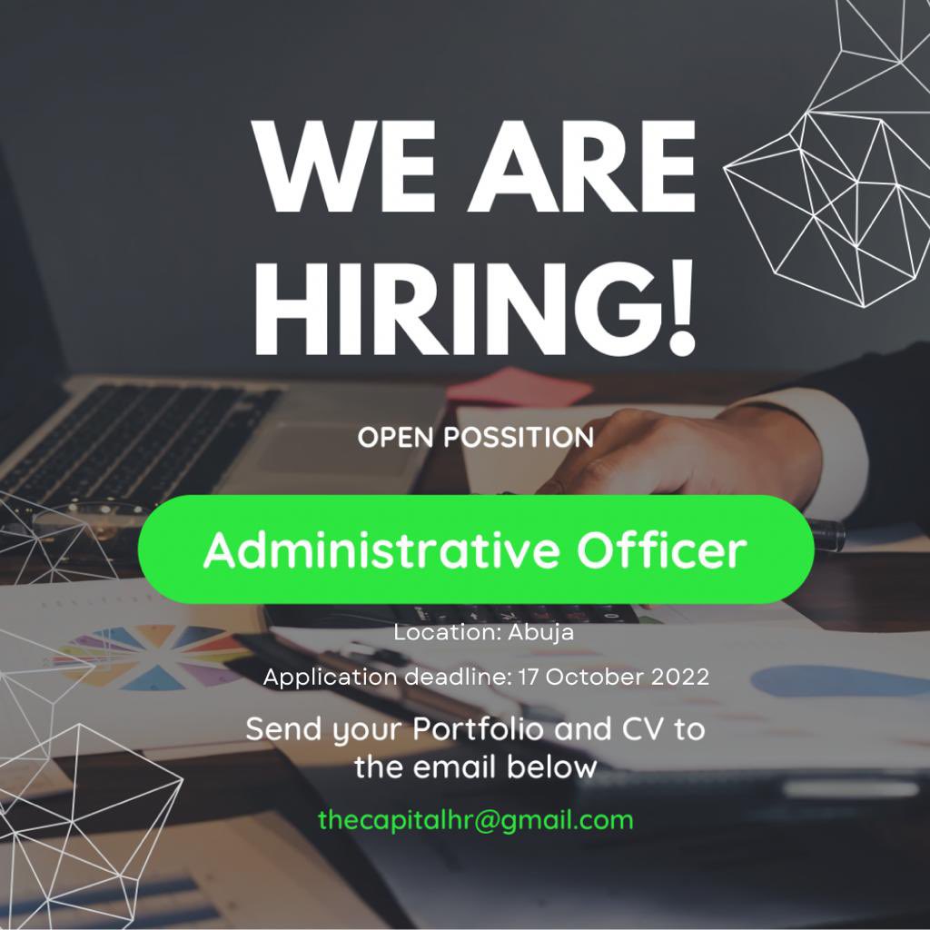 H.E.R🥀 on Twitter "RT Uncle2Triplets Job vacancies!!! 📍 Abuja