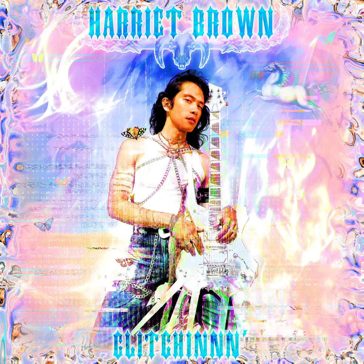 yourveryownHB's tweet photo. “Glitchinnn’” OUT NOW on all platforms 🫠🍄🪴👾 Written, Produced, Performed & Mixed by H. Brown w Live Percussion by Chris Parise. Mastered by @kelldada at Almachrome. Cover art by Tammy Nguyen. Video comin tomo ⛓
Ride it up #futuretwanggang #futuretwang https://t.co/ZWq7TOSQEr https://t.co/h0X60quMjc