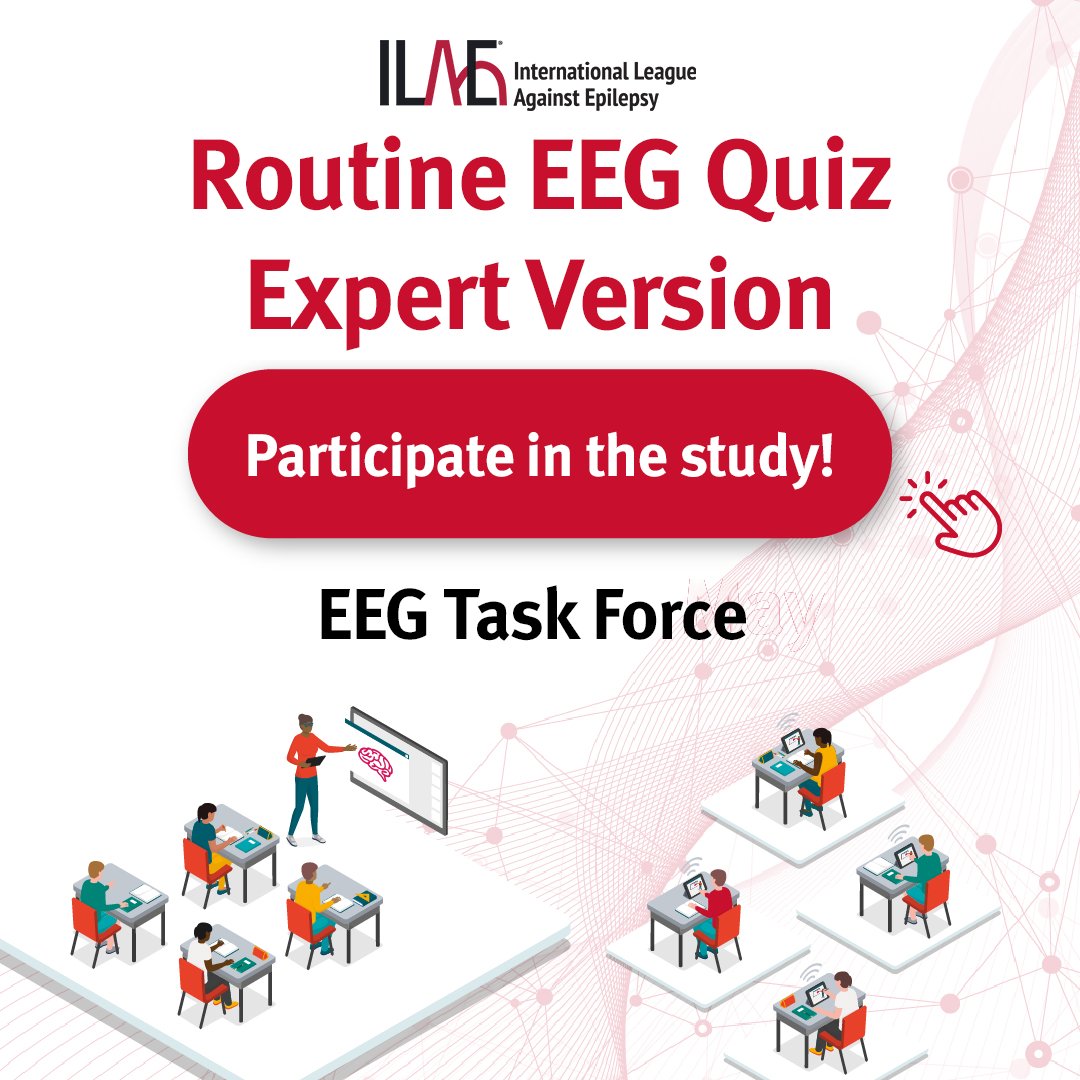IlaeWeb's tweet photo. The #ILAE EEG Task Force would like to invite you to participate in an expert-level EEG study. The rEEG quiz comprises 30 multiple choice questions and contains both normal and abnormal EEG findings. Learn more and participate at https://t.co/f4aythNB90. @yesILAE #epilepy https://t.co/l2K55uyzA5