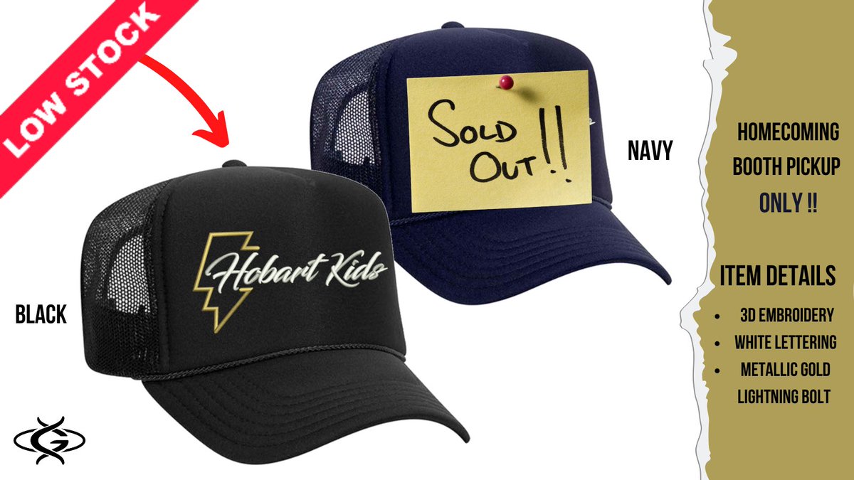 NAVY is Officially SOLD OUT 
&amp; BLACK is not too far behind … 😭🔥! 

PSA🗣: We highly suggesting purchasing ASAP, as these are projected to sell out within the next few hour(s). 

#pvamu #EnterTheLab #HobartKids