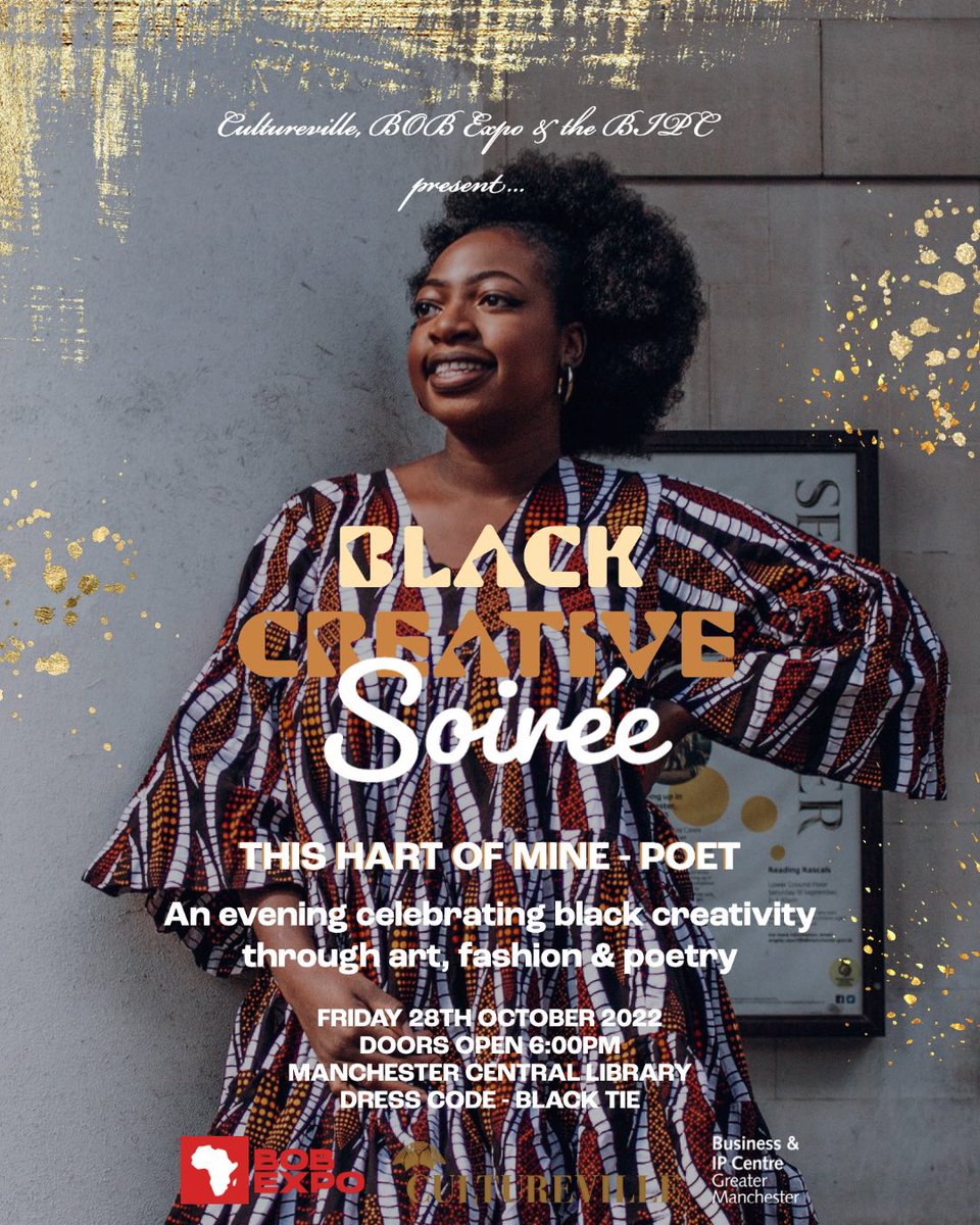 Super excited to perform at the Black Creatives Soirée - an evening celebrating black creativity through art, fashion, poetry and music 💫

Book your tickets 🎟 

eventbrite.com/e/black-creati…