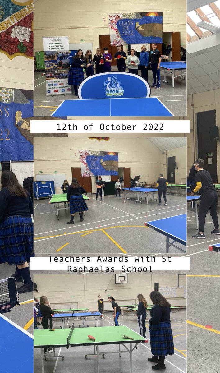 We hosted our intro coaching course the Teachers Award in St Raphaela’s yesterday🏓

Well done to all the students and staff! 8 Newly qualified coaches 👏🏻 They have also recently completed our leadership programme also🏓

Thank you to DLR Sports for supporting this programme🏓👏🏻
