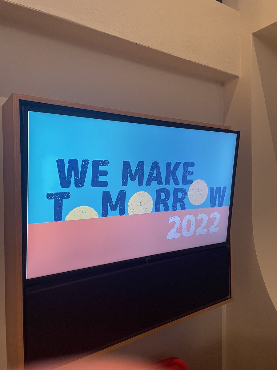 A day of fascinating snippets about climate and culture and how we need to work together. I could have listened to each speaker on their own for an hour! Thanks @JuliesBicycle team. Great to see @AndrewLansley @ImmyKaur @issamanthi @ZahraDavidson #WeMakeTomorrow