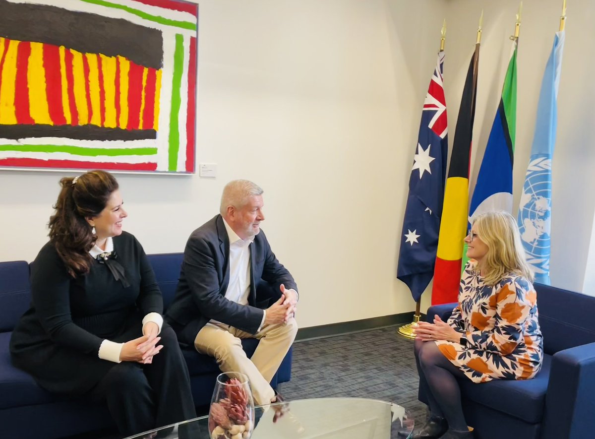 JenniferGers's tweet photo. Great meeting @AustraliaUN on World Sight Day to discuss action needed to implement UN Resolution on eye health @sanseverino_t @FredHollows @IAPB1 @WHO #WSD2022 #LoveYourEyes #VisionForEveryone https://t.co/KNMLYZPpnl