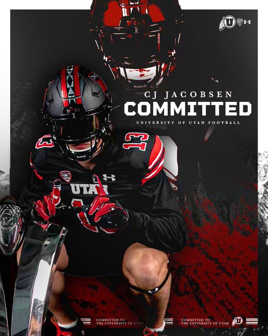 COMMITTED🙌🏽 GO UTES🔴⚪️ @Utah_Football