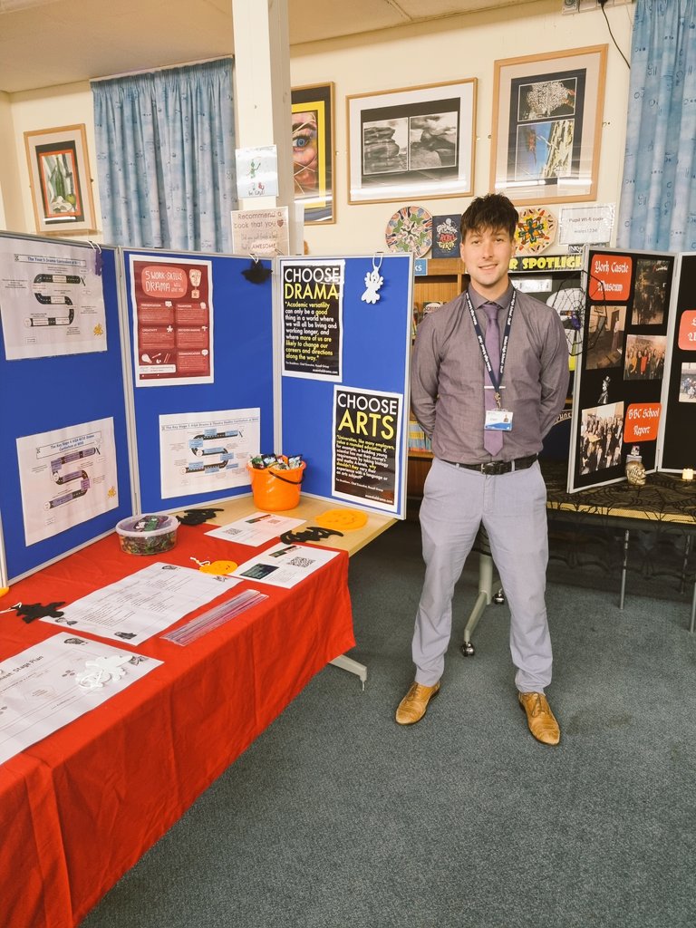 Come and find us in the library to find out more about drama <a href="/WalesHigh/">Wales High School</a> try your hand at costume and set design, and earn yourself a spooky treat! 👻 🎃 🐈‍⬛🦇
