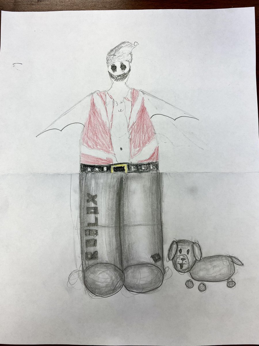 More Drawing I collaborative exquisite corpse drawings! The final product is so funny!
