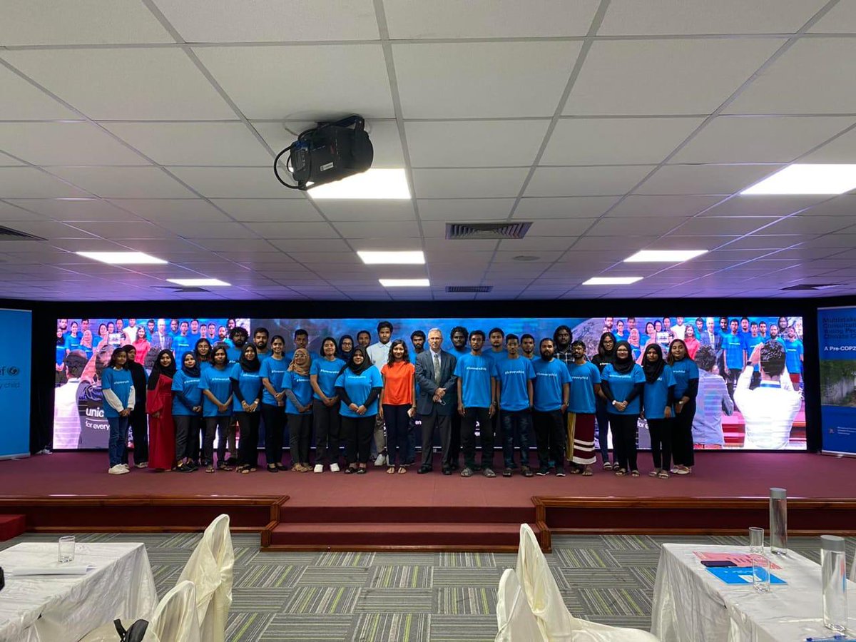 MvNids's tweet photo. One of our Volunteer Nisha Naseem had participated the ‘Multi Stakeholder Consultation with Young People on Climate Change’ hosted by @UNICEFMaldives, @MoEnvmv, from 11 October to 12 October 2022.  

@WomenInFvm 
#ClimateAction #COP27 #youthchallenge https://t.co/ykybSu3NI6