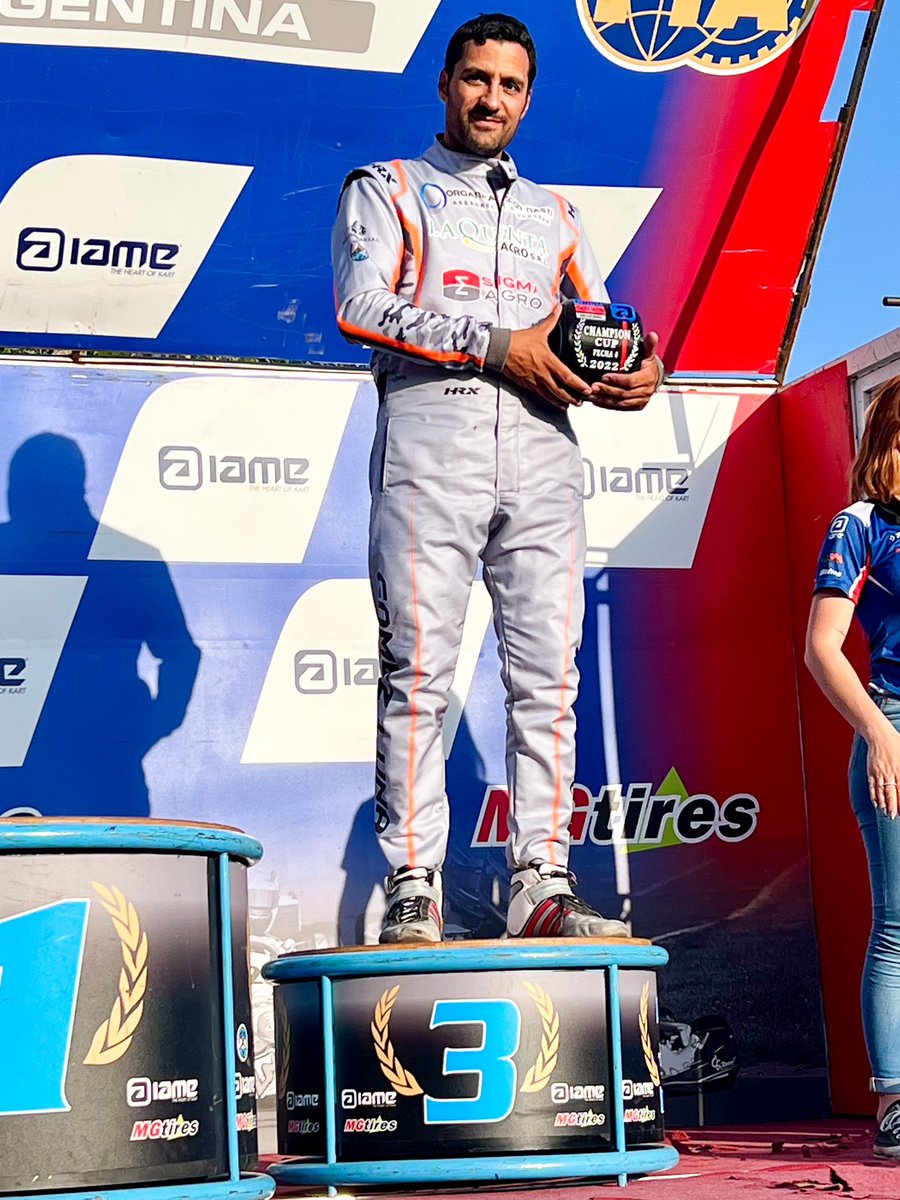Positivo fin de semana en el kartodromo de Ciudad Evita del chaqueño Andres Gomez Luna en categoría KZ de la IAME Series Argentina, logrando el mejor registro en clasificación, ganando las 2 series y logrando un 3er puesto en la final.
Se sumaron puntos gordos!! 💪🏼