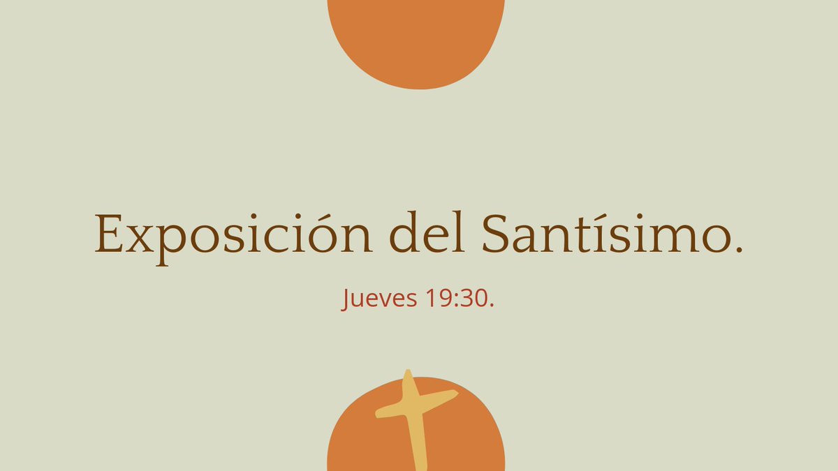 A partir de hoy, todos los jueves, Exposición del Santísimo después de misa de 19:00.¡Estás invitado!
