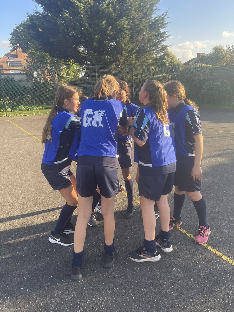 ChiswickPE's tweet photo. Our Year 7 Netball team had their very first match today.

They played so well and came away with a victory against Rivers Academy!

What an amazing start to their season! @ChiswickSchool #ambitiousandproud https://t.co/4CmfnBl73k