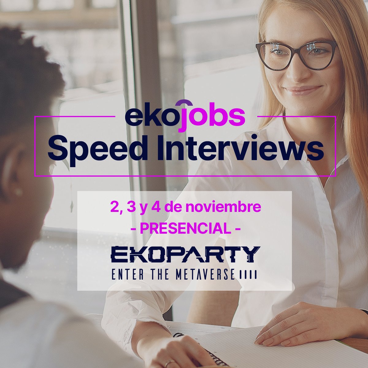 ekoparty's tweet photo. ¿Querés encontrar tu próximo trabajo en ciberseguridad?

Postulate para participar en EKOJOBS: SPEED INTERVIEWS donde podrás darte a conocer con las mejores empresas de ciberseguridad presentes en la EKO 2022. 🙌

¡POSTULATE! ➡️ https://t.co/CdyhB1fn3Q https://t.co/yXeE2X2uSH