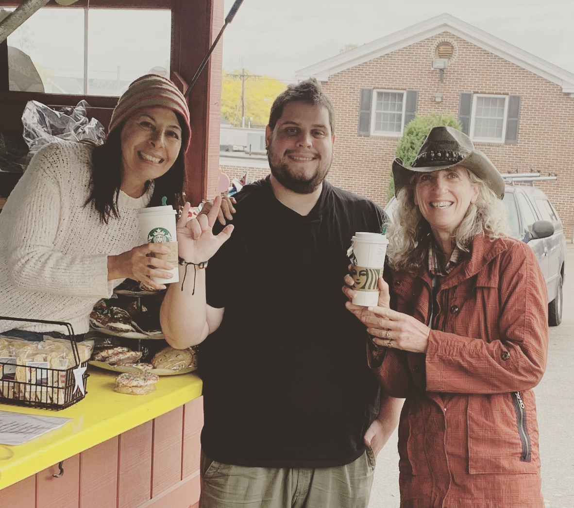 Thank you, wonderful Fischer, for the surprise <a href="/starbucks/">Starbucks</a> elixirs on a cool, rainy day.