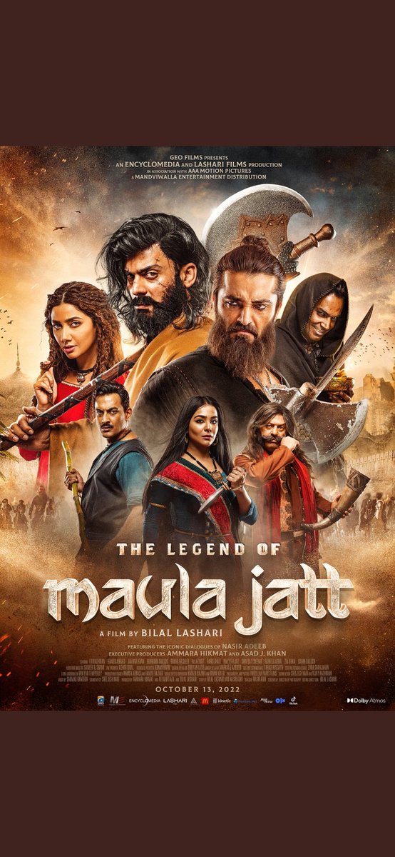 Babarikram22's tweet photo. Maula Jatt is Coming strongly and fans are Loving it 😍

#MaulaJattPremiere
#TheLegendOfMaulaJatt https://t.co/aP92eNiH5m