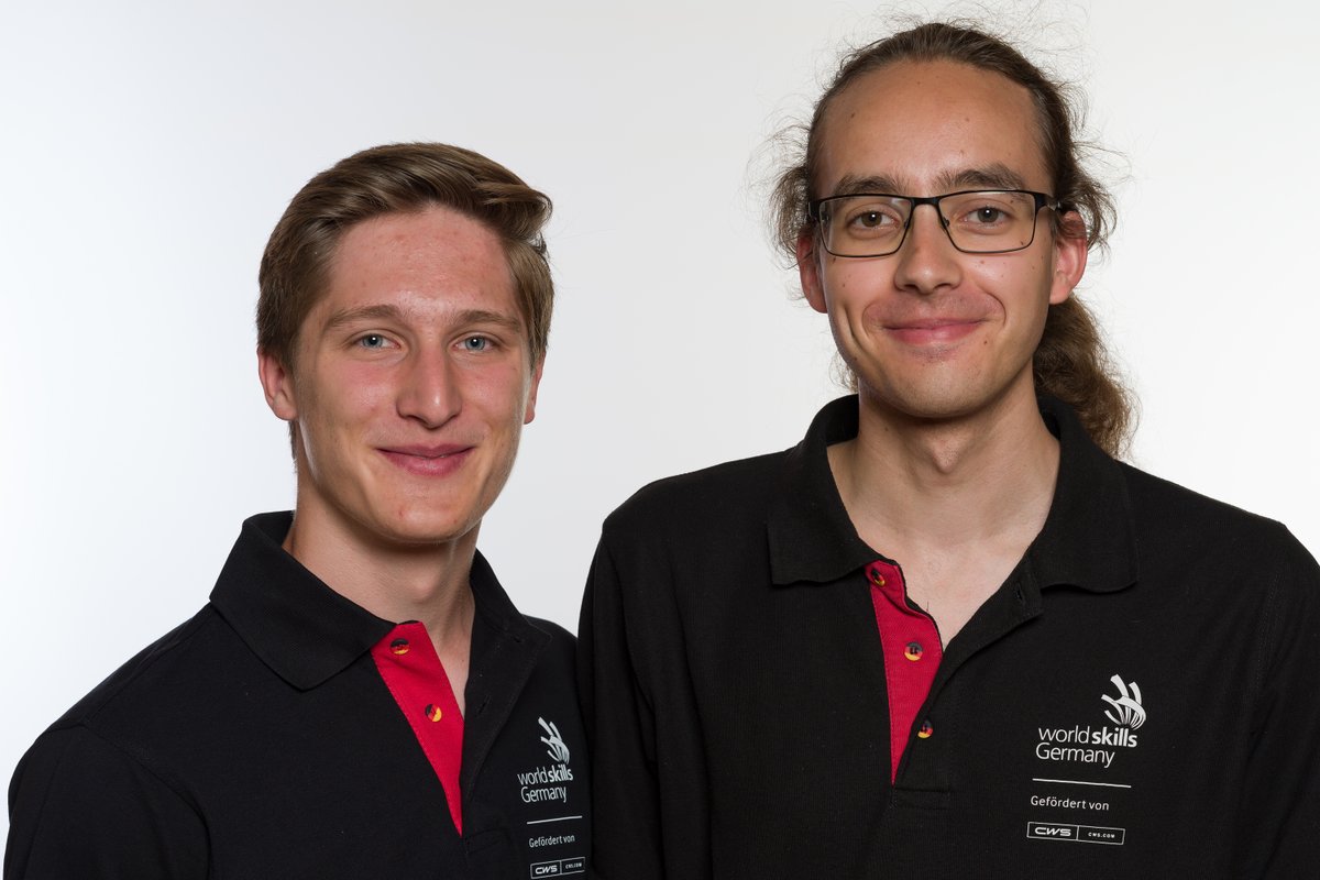GermanITSkills's tweet photo. Justin Konratt represents Germany in #Skill08: Mobile Applications Development. He is a dual computer science student at Stralsund University and Clausohm-Software GmbH in Neverin (near Neubrandenburg). https://t.co/m7Hbj7Xmpl